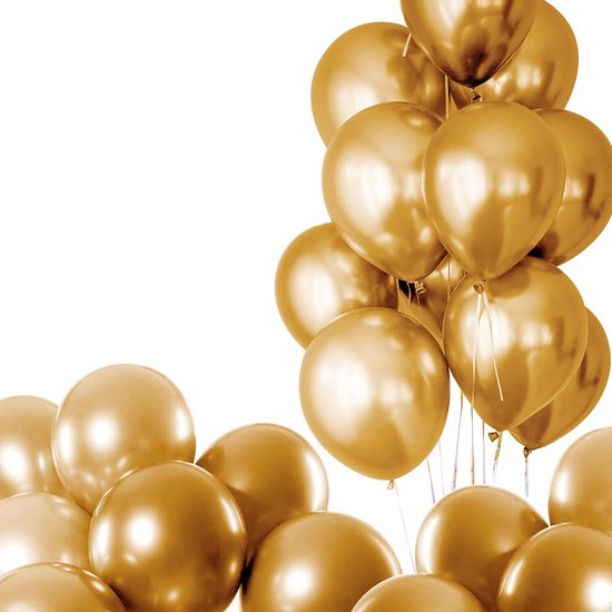 50 stuks gouden metallic gouden ballonnen 30 cm gouden ballonnen 30 cm gouden ballonnen voor verjaardag bruiloft feest latex goud