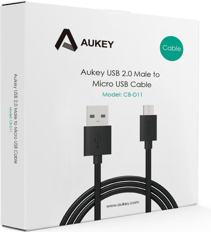 Aukey CB-D11 20AWG 3,2 meter 320 cm Micro USB 2.0 Quick Charge 3.0-kabel