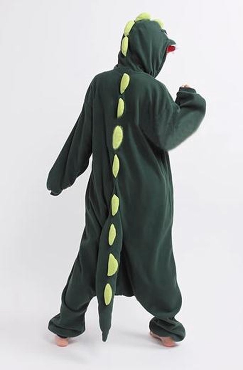 Cute green dragon - Onesie - Size S - suitable for 150-156CM - Pajamas - Jumpsuit - Costumes - Pajamas - Sleepwear