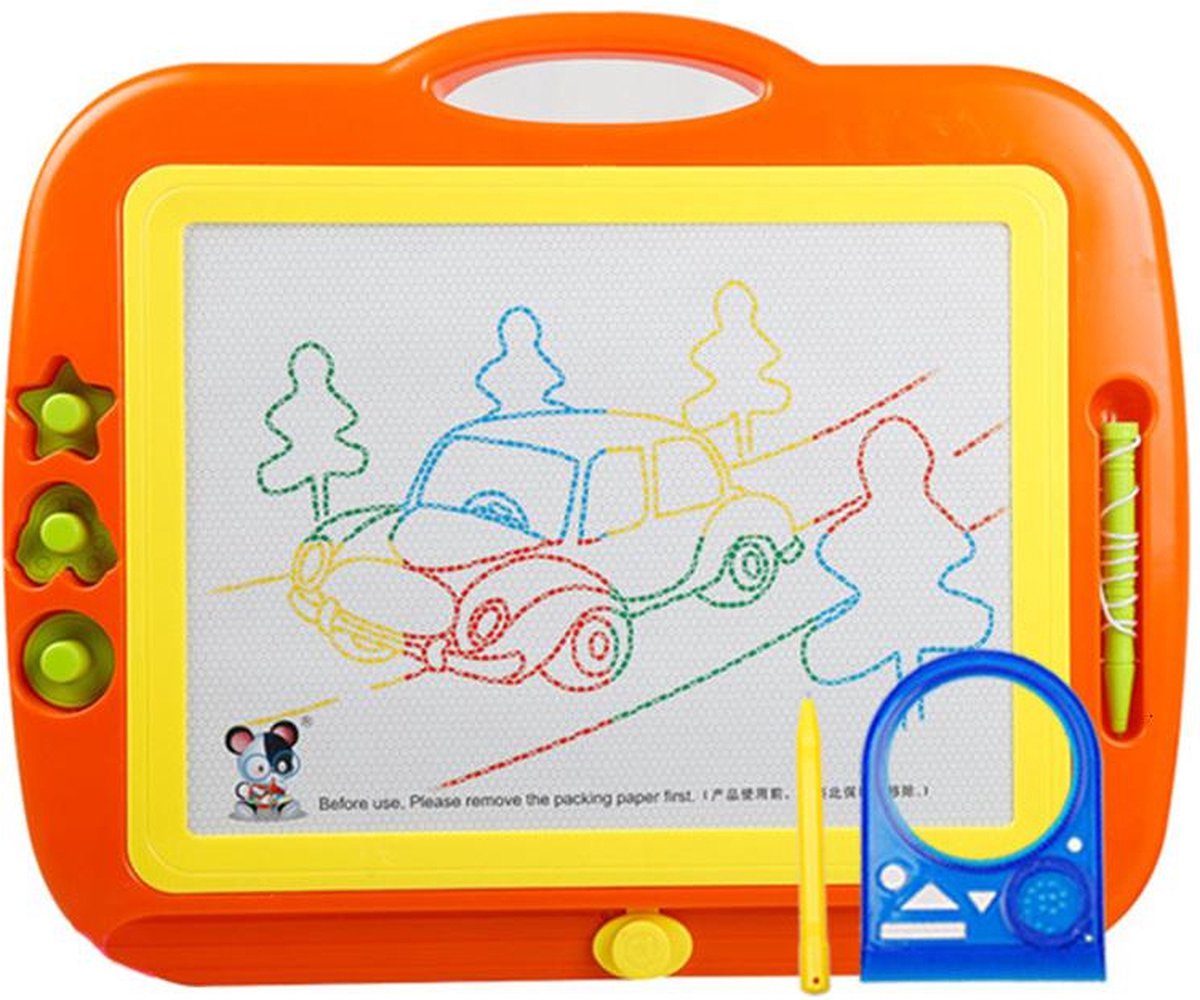 QIQU Drawing Board Doodle Board Drawing Erasable Doodle Board for Toddlers Toys for Writing Painting and Learning with Mini Size