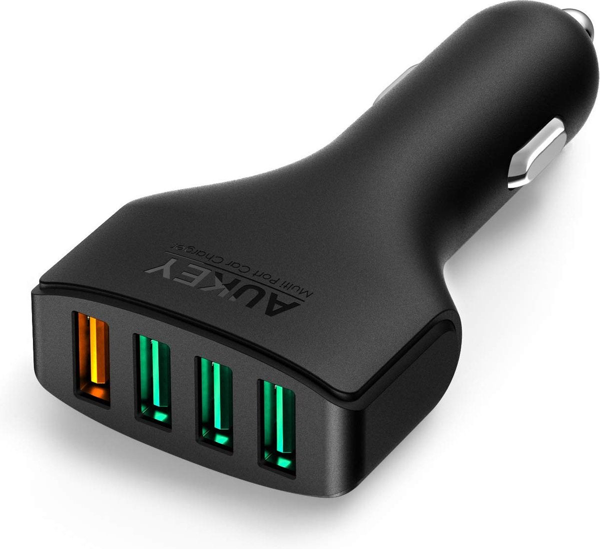 Aukey CC-T9 Qualcomm Quick Charge 3.0 Cigarette plug car charger 4 USB ports - Black