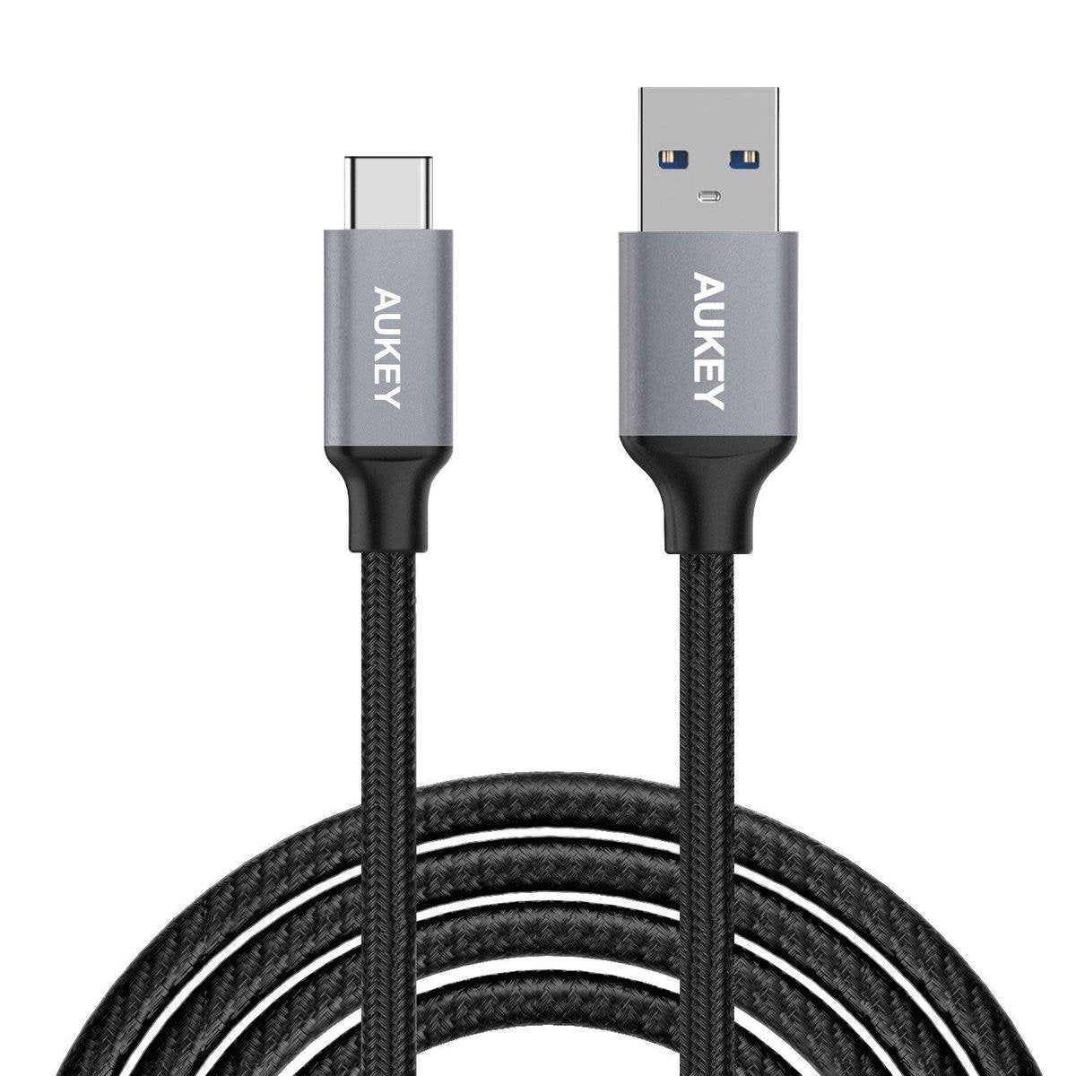 Aukey USB-C cable CB-CD3 - 2m - Black