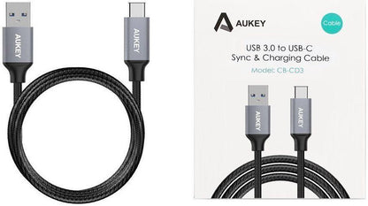 Aukey USB-C cable CB-CD3 - 2m - Black