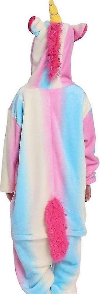 Cute Colorful Unicorn Onesie - Size M (158-166cm) - Pajamas - Jumpsuit - Costumes - Pajamas - Sleepwear - Theme party - Fancy dress - Carnival clothing - Women - Men - Children - Adults - Halloween