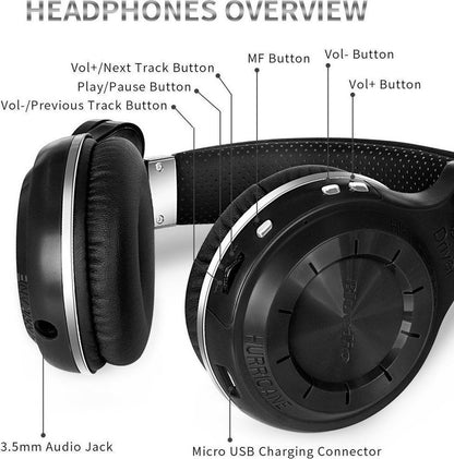 Bluedio T2S (Turbine 2 Shooting Brake) Bluetooth Stereo Headphone Wireless Headphone Bluetooth 4.1 On-Ear Headphone