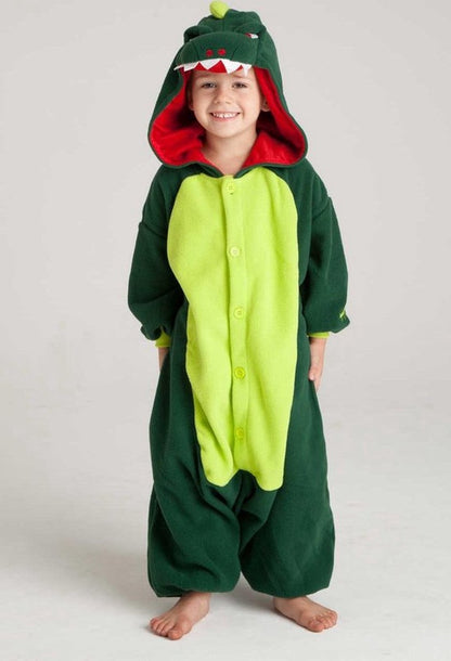 Cute green dragon - Onesie - Size S - suitable for 150-156CM - Pajamas - Jumpsuit - Costumes - Pajamas - Sleepwear