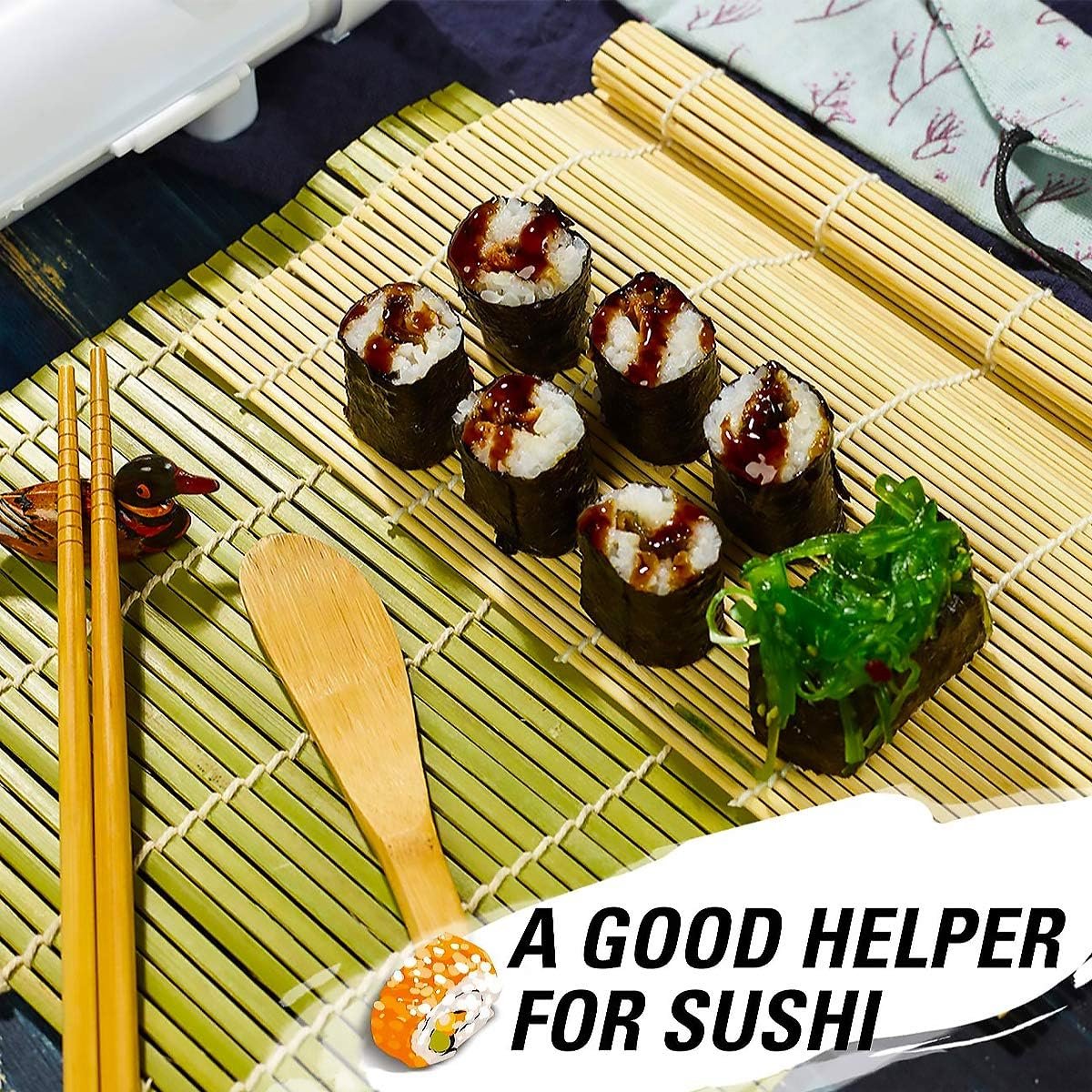 Sushi-maker, sushi bazooka sushi-set om zelf te maken voor beginners, rollerpers sushi-pistool sushi-gereedschap, complete sushi-set voor huishoudelijk gebruik verkrijgbaar