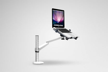 UP OA-1S - Monitor bracket - Laptop/tablet Desktop stand/bracket - Aluminum alloy + ABS plastic - Height adjustable and rotatable - 10-15 inch laptop - 9-10 inch tablet