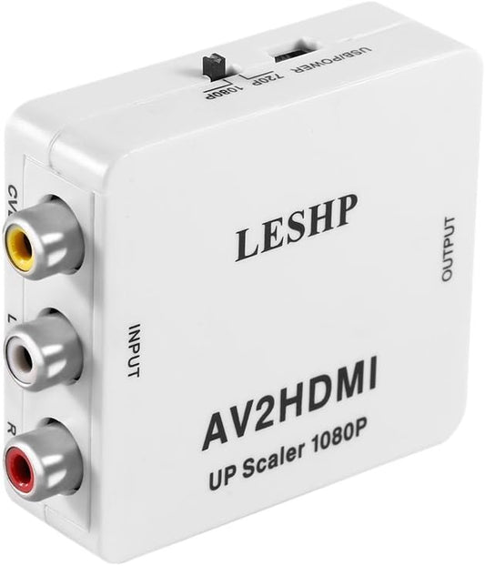 LESHP - Converter - HDMI naar RCA AV CVBS 1080P video (NIET omgekeerd)