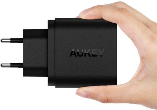 [2 pieces] Aukey PA-T12 Dual Port Wall Charger with Quick Charge 2.0