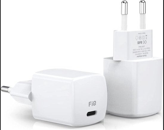 FlePow UCN3416-2 - 2 pack - 20W USB-C oplader - Snelle lader - Compatibel met verschillende toestellen