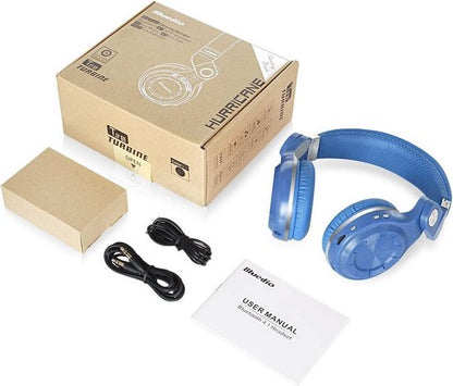 Bluedio T2S Blauw(Turbine 2 Shooting Brake) Bluetooth-stereohoofdtelefoon draadloze hoofdtelefoon Bluetooth 4.1-hoofdtelefoon op de oortelefoon