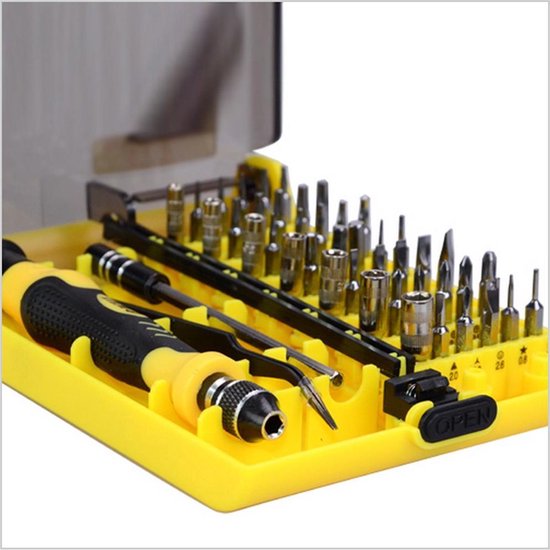 Precision Repair Kit 6089A - 45 pieces - Magnetic 45 in 1 professional precision repair tool set