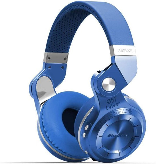 Bluedio T2S Blauw(Turbine 2 Shooting Brake) Bluetooth-stereohoofdtelefoon draadloze hoofdtelefoon Bluetooth 4.1-hoofdtelefoon op de oortelefoon