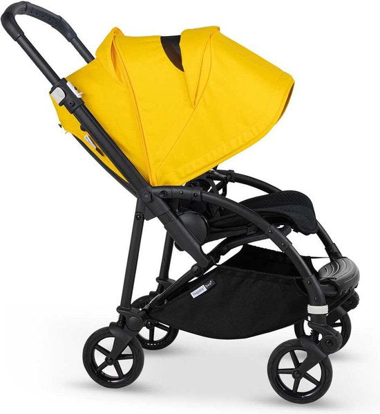 Bugaboo Bee 6  Sun Canopy - Grijs - Met zijbescherming - kinderwagen luifel - zonnebrandcrème voor baby's