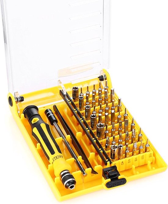 Precision Repair Kit 6089A - 45 pieces - Magnetic 45 in 1 professional precision repair tool set