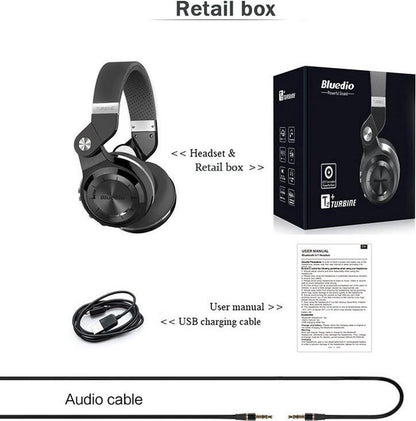 Bluedio T2S (Turbine 2 Shooting Brake) Bluetooth Stereo Headphone Wireless Headphone Bluetooth 4.1 On-Ear Headphone