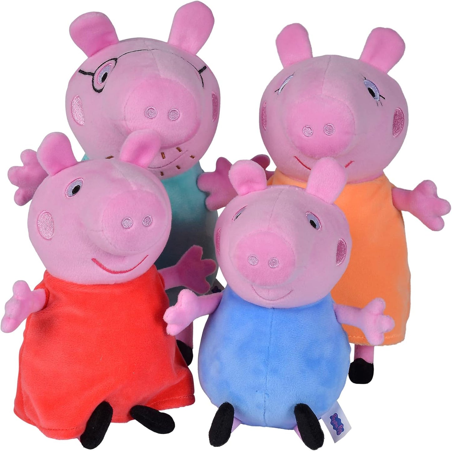 Feisty Pets Grappige Veranderende Knuffel + Peppa Pig Familie Knuffelset — Dubbele Interactieve Speelbeleving-Onbeperkt Plezier met Creatieve Kinderspeelgoed Cadeaus-Perfect voor Verjaardagen en Feestdagen-Verhoogt Verbeelding en Interactie