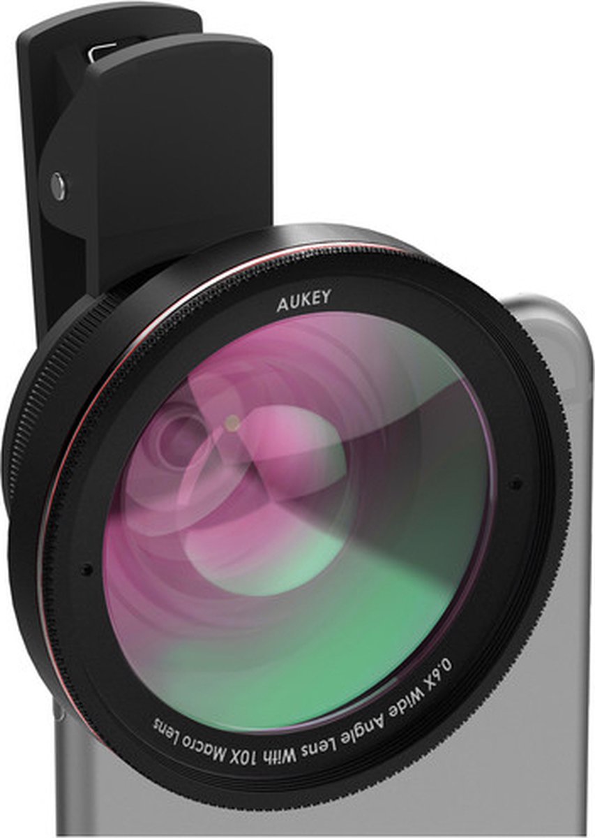 AUKEY Ora - Smartphone camera Lens - 2 In 1 Cell Phone Lens Kit PL-WD05