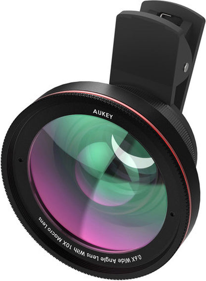 AUKEY Ora - Smartphone camera Lens - 2 In 1 Cell Phone Lens Kit PL-WD05